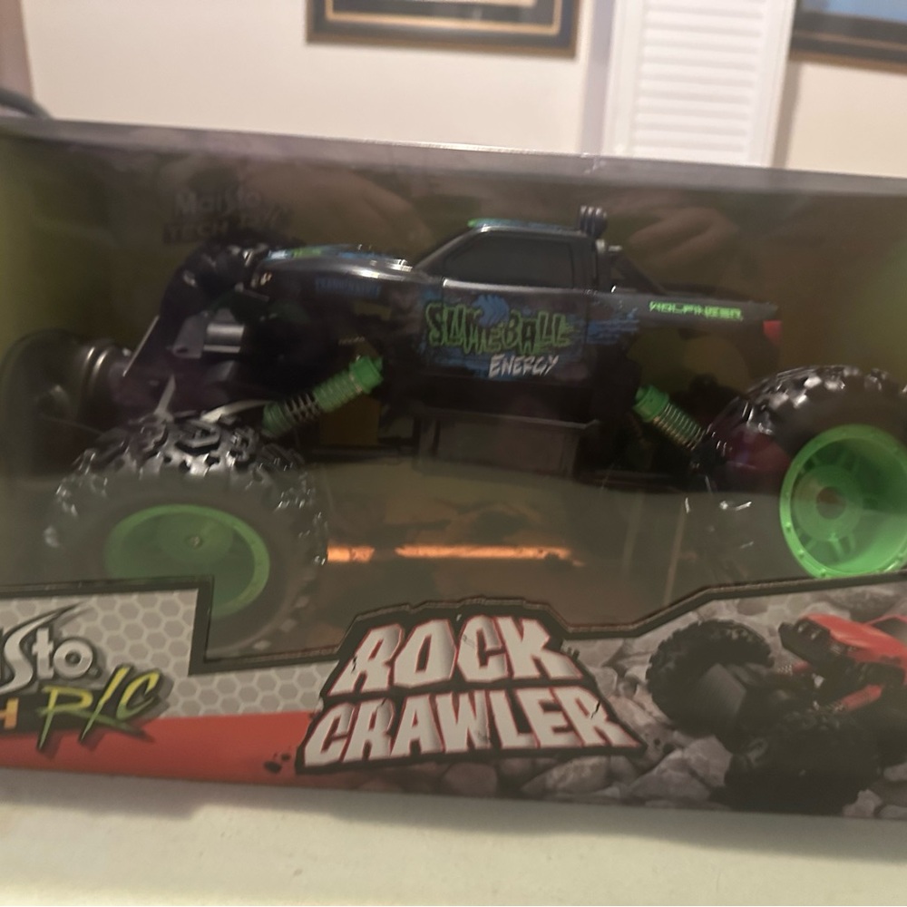 Rock Crawler Slimeball Energy Toy Truck - Green and Black